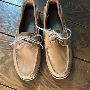 Sperry Men's Brown Leather Boat Shoes